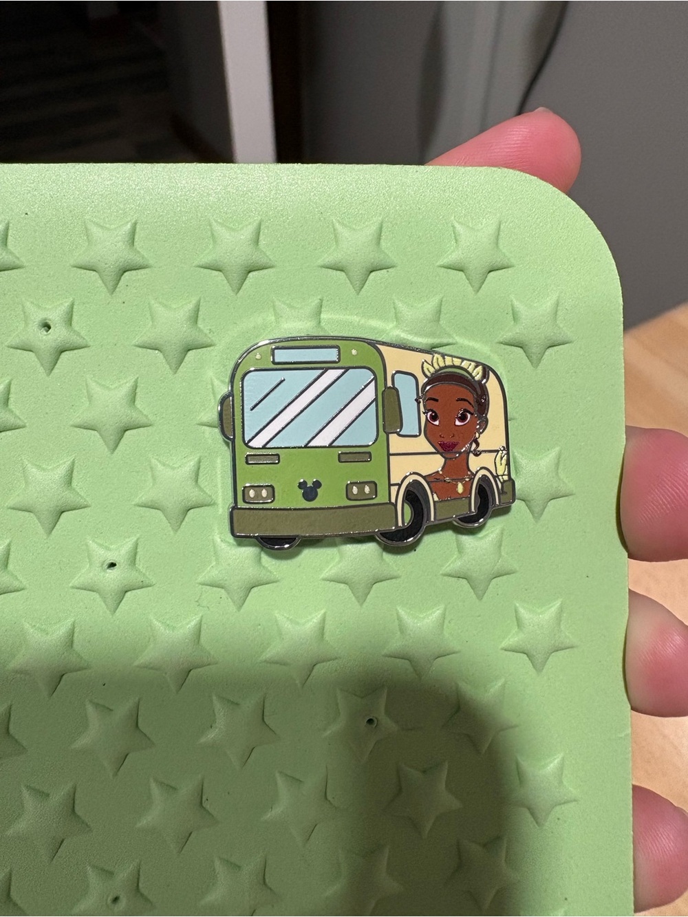 Disney WDW Hidden Mickey Pin 2026 Wave A Tiana Bus